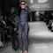 HEED NYC Women's Signature Black & White Tulle Jumpsuit